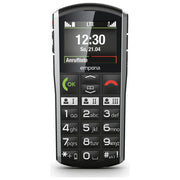Emporia V27.LTE.V4.BK.01 SIMPLICITY-LTE Telefono di livello base 4G Bluetooth NFC 5,08 cm (2'') Risoluzione 220 x 176 Pixel colore Nero, Argento