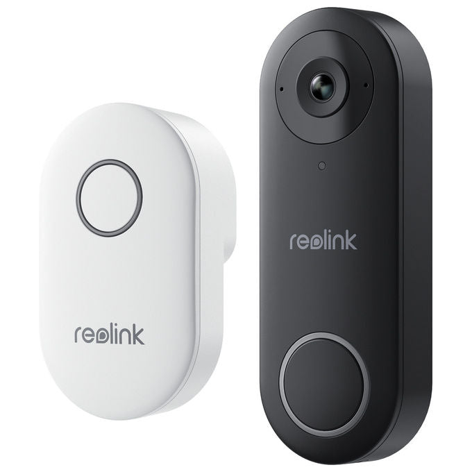Reolink D340W Campanello Video WiFi 5MP con Rilevamento Umano Audio Bidirezionale MicroSD fino a 256 GB 802.11a-b-g-n colore Bianco