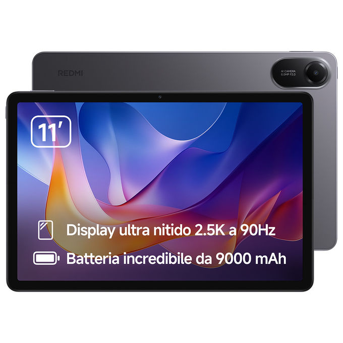 Xiaomi VHU7197EU Redmi Pad 2 Tablet 256 GB 4 GB Wi-Fi 5 11'' colore Grigio