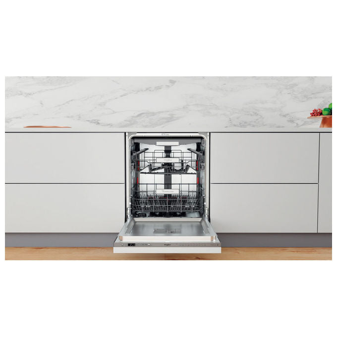 Whirlpool W0ID751AX Supreme Clean Lavastoviglie da incasso 14 coperti Classe B 41 dB 10 programmi (82x60x56 cm)
