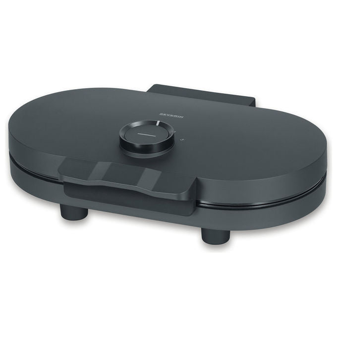 Severin WA2118 Macchina per Waffle con Potenza 1200 W e Superficie Antiaderente colore Nero