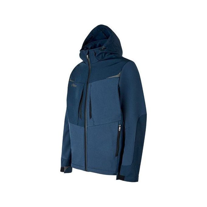 U-power DON'T WORRY... BE HAPPY! WFU340DB VERVE Giacca Softshell Idrorepellente con Cappuccio Removibile e Regolabile 96% Poliestere 4% Elastane colore Deep Blue