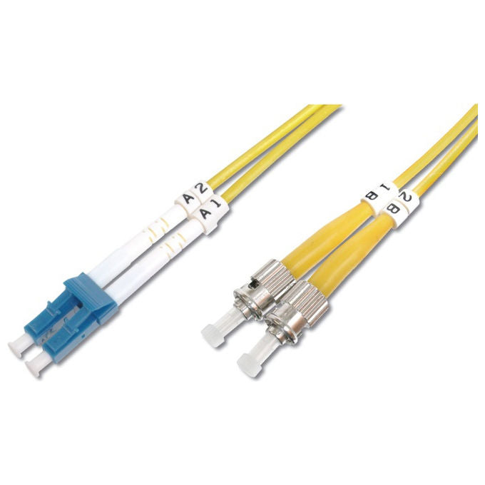 WP Europe WPC-FP0-9LCST-030 Cavo patch in fibra ottica Monomodale 9-125 LC Duplex ST Duplex guaina LSZH 3 m colore Giallo