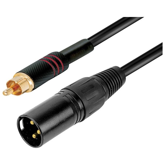 Ridem Cavo Audio Rdm C62 Xlr M-Rca M Black