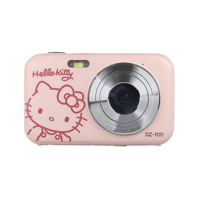 Yashica YAS-DZ10HK-PN DZ-100 Fotocamera compatta 44 MP Zoom digitale 16x Risoluzione video 1920x1080 Pixel Schermo 2.4'' colore Rosa