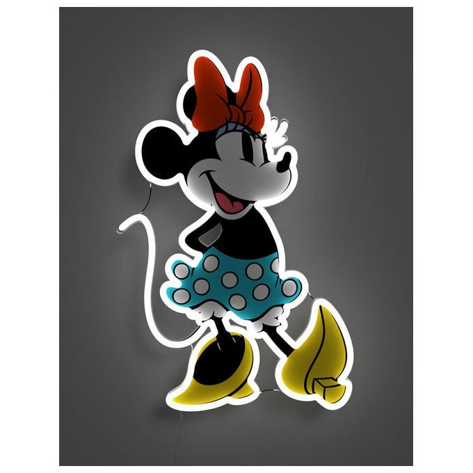 Yellowpop YPDI-MIN-FBO Disney Minnie Full Body Luce Decorativa LED con Interruttore e Dimmer colore Bianco