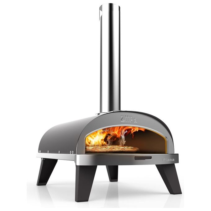 Ziipa Piana Forno a Legna per Pizza Colore Ardesia
