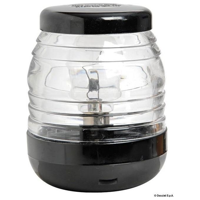 Fanale testa albero bianco-nero 360 gradi 24 V 11.135.10