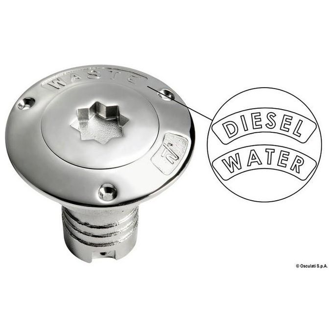 Tappo imbarco inox Water 38 mm 20.461.02