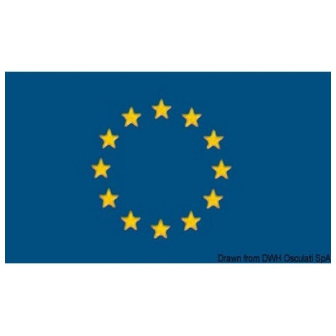 Bandiera Europa + Italia 30 x 45 cm 35.440.02