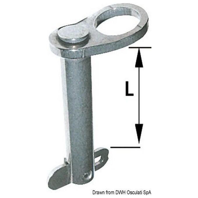 Spinotto inox 80 mm diametro 10 mm tipo B 37.271.80