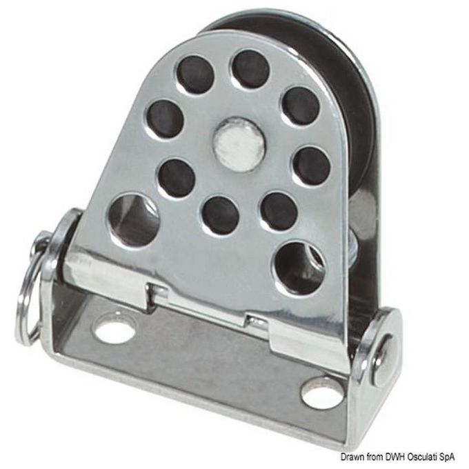 Viadana Bozzello verticale pivotante diametro mm 25 per cime mm 4