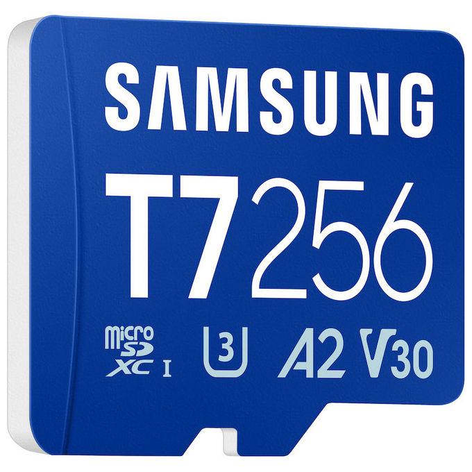 Samsung MB-MB256T-WW T7 Scheda MicroSDXC 256 GB UHS-I U3 V30 A2 170 MB-s colore Blu