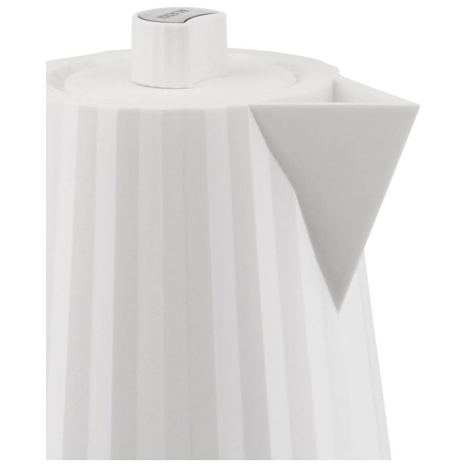 Alessi MDL06B Plissé Bollitore Elettrico 1.7 L 2400 W Filtro anti-calcare Spegnimento automatico Protezione surriscaldamento colore Nero