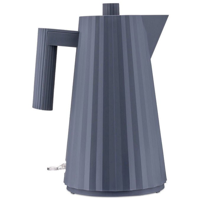 Alessi MDL06-1W Bollitore Elettrico Plisse' 1 L 2400 W Filtro Anticalcare Acciaio Inox Base a Scomparsa Spegnimento Automatico colore Bianco