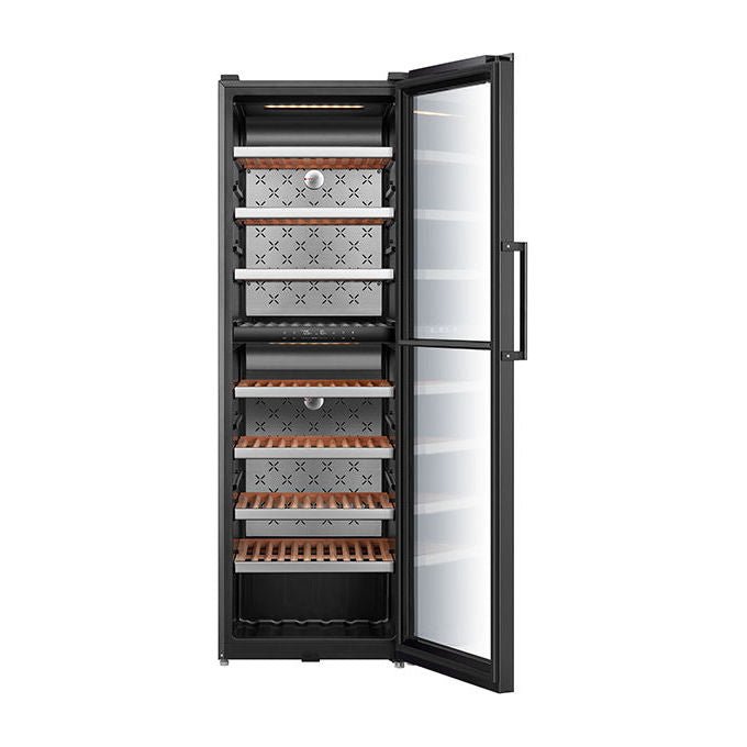 Midea MDRW562FGG22 Vinoteca 193 bottiglie 430 L 2 zone temperatura 5 °C - 18 °C Display elettronico (184,5x59,5x70,5 cm) colore Nero
