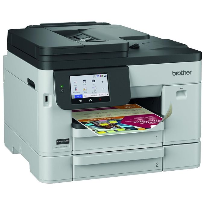 Brother MFCJ5110DWRE1 MFC-J5110DW Stampante Multifunzione 4-in-1 A4 28 ppm Colore Wi-Fi Ethernet ADF 50 fogli Fax colore Nero