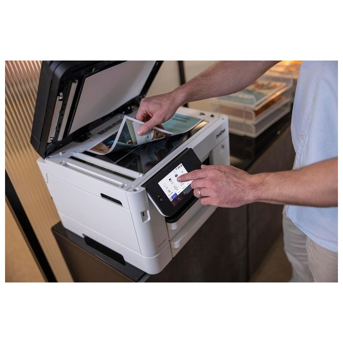 Brother MFCJ5110DWRE1 MFC-J5110DW Stampante Multifunzione 4-in-1 A4 28 ppm Colore Wi-Fi Ethernet ADF 50 fogli Fax colore Nero