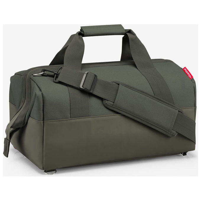 Reisenthel 4012013742231 allrounder M Duffel Borsa 23 L Chiusura con Cerniera Tasca Esterna Spallaccio Regolabile Imbottito Colore Moss Green