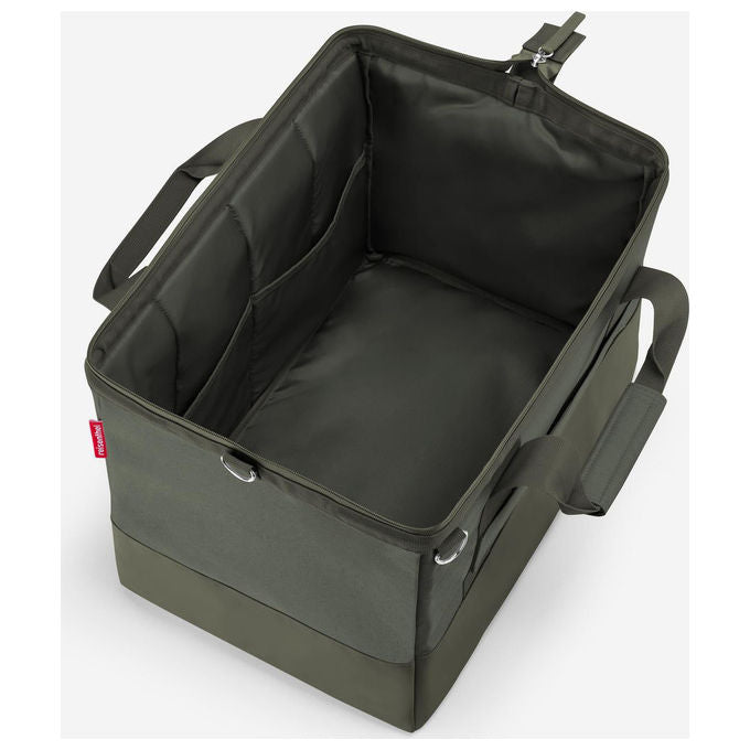 Reisenthel 4012013742231 allrounder M Duffel Borsa 23 L Chiusura con Cerniera Tasca Esterna Spallaccio Regolabile Imbottito Colore Moss Green