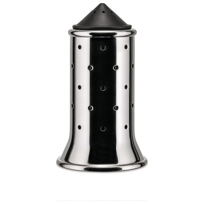 Alessi MGSAL B Spargisale in Acciaio Inox con Tappo Nero colore Nero