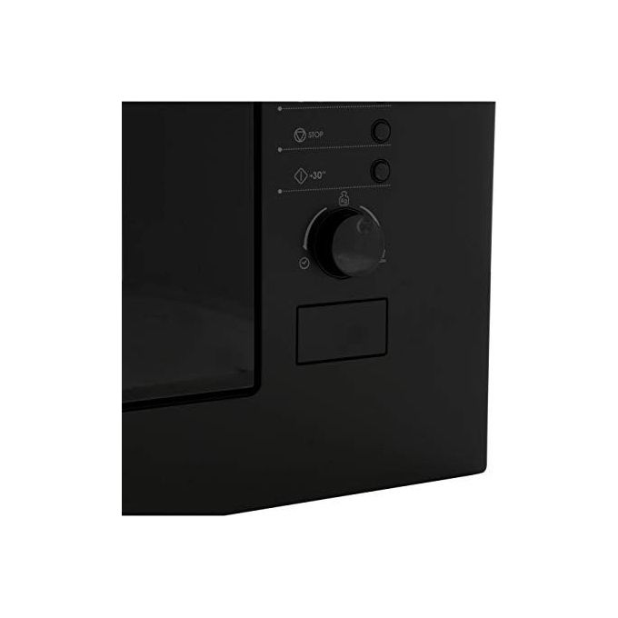 Candy MIC 20 GDFN Forno Microonde a Incasso Capacita' 20 Litri 800 W 3 tipi di cottura Potenza Grill 1000 W Contaminuti elettronico con segnale acustico di fine cottura Scongelamento Automatico 60 cm Nero