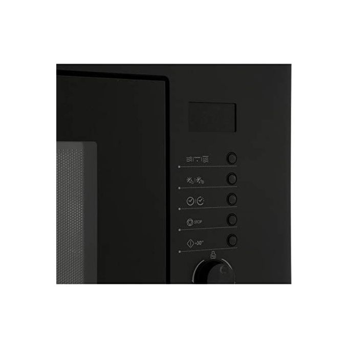 Candy MIC 20 GDFN Forno Microonde a Incasso Capacita' 20 Litri 800 W 3 tipi di cottura Potenza Grill 1000 W Contaminuti elettronico con segnale acustico di fine cottura Scongelamento Automatico 60 cm Nero