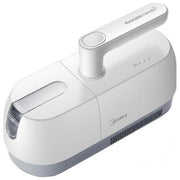 Midea B5D Vacuum - Battitappeto portatile ciclonico antiacaro per materassi, ricaricabile, capacita' 0,35 L, autonomia 20 min, filtro ciclone + UV, Bianco-Grey