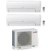 Mitsubishi KIT_ MXZ2HA40DW-18DUAL Climatizzatore Dual Split 09+09 BTU Classe A++-A+ R32 Bianco
