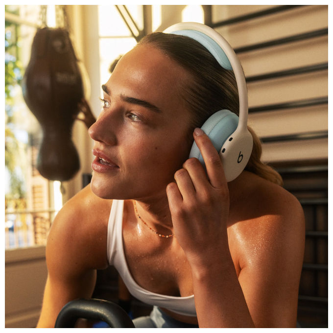 Beats MJE34ZM-A Beats 360 Cuffie over-ear con cancellazione del rumore cuscinetti intercambiabili resistenza all'acqua e al sudore colore Nuvola