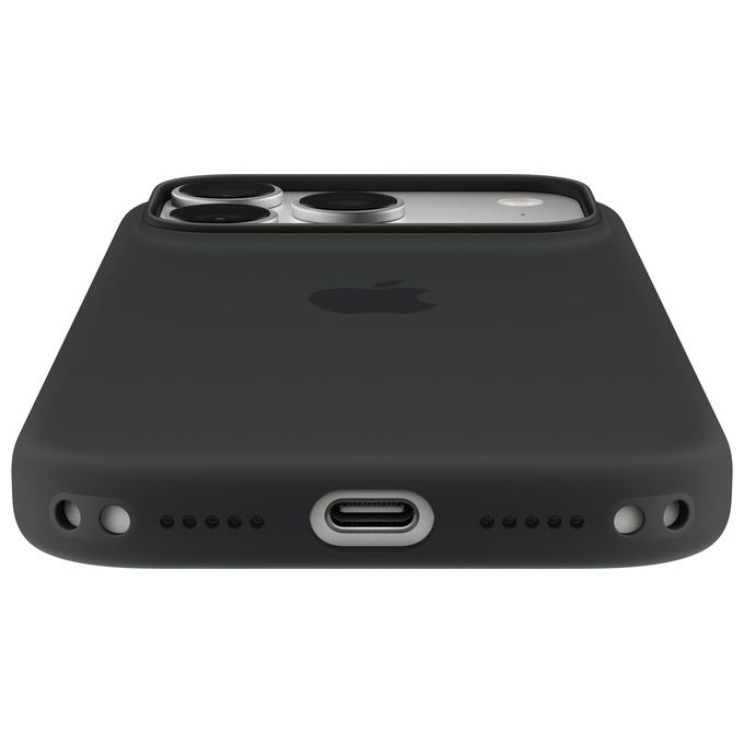 Apple MK8X4ZM-A Custodia MagSafe in Silicone per iPhone 18 Pro con Attacco per Laccetto e Tracolla Colore Blu marino