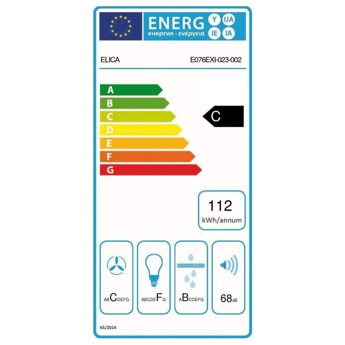 Elica MOON IS IX-A-60X90 MOON IS IX-A-60X90 Cappa a Isola Classe energetica C 3 Velocita' Aspirante Illuminazione Neon 90 cm Inox