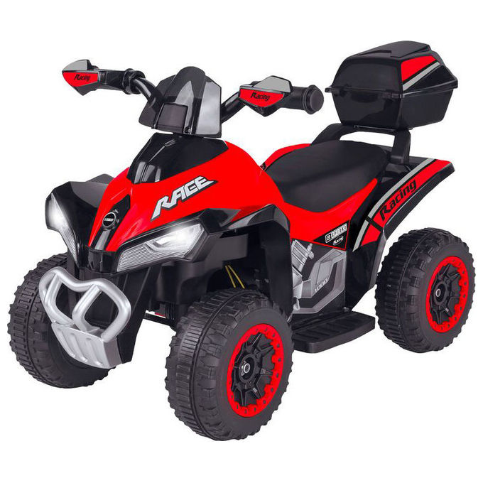 Yeppon Quad Elettrico BT Li-Ion 8.4V 4.5Ah Motore 1x15W Rosso
