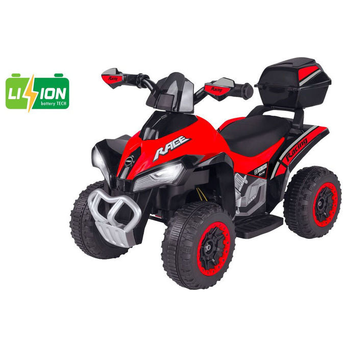 Yeppon Quad Elettrico BT Li-Ion 8.4V 4.5Ah Motore 1x15W Rosso