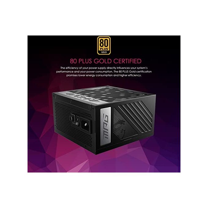 MSI MPG A1000G PCIE5 Alimentatore per Computer 1000W 204 Pin ATX ATX Nero