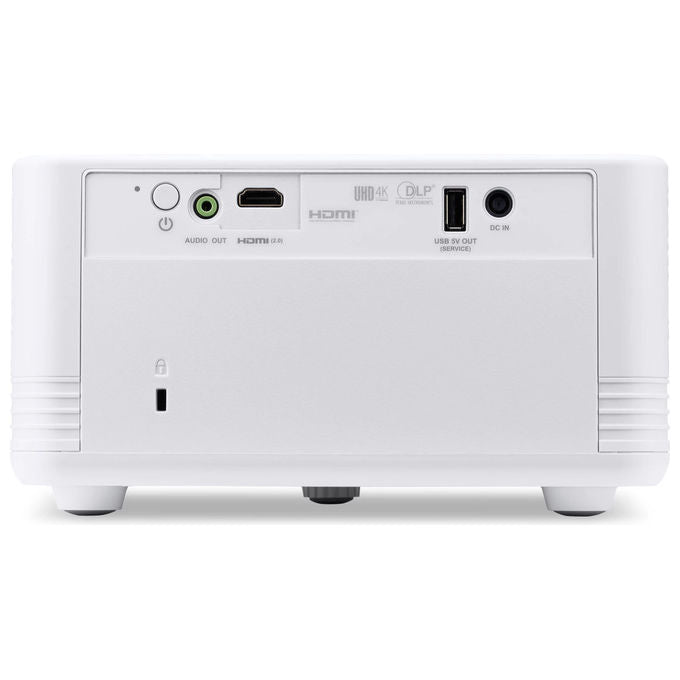Acer MR.JXX11.001 PD1800 Proiettore 4K UHD 1000 ANSI lumen DLP HDR 3D Input Lag 4.2 ms colore Bianco