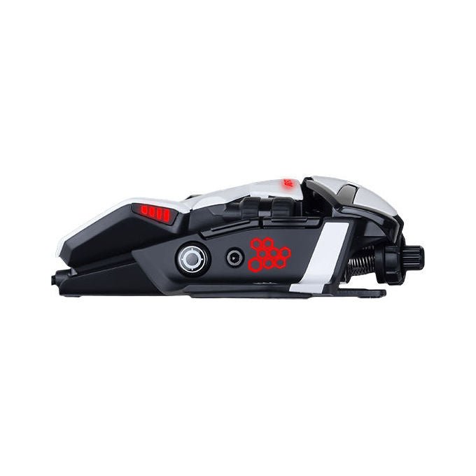 Mad Catz MR04DCINWH000-0 R.A.T. 6+ Mouse Gaming 12000 DPI RGB 11 tasti colore Bianco