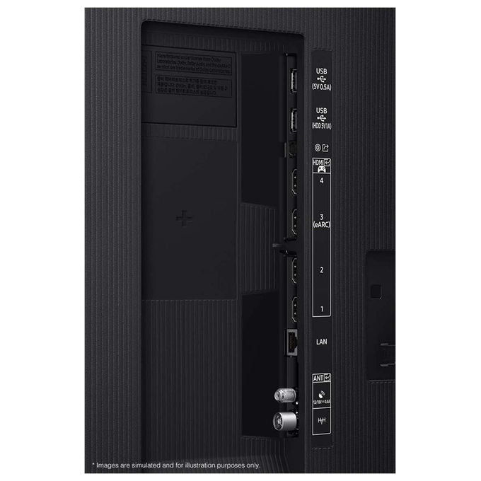 Samsung MRE55R85HAUXZT Micro RGB 55'' Smart TV 4K UHD Motion Xcelerator 144Hz Dolby Atmos colore Nero