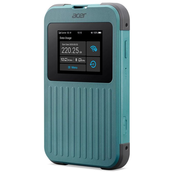 Acer MRKEAN001 Connect M4E Router portatile 5G Wi-Fi 6 batteria 8000 mAh IP68 colore Nero
