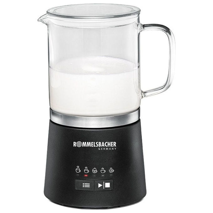 Rommelsbacher MS 625 Montalatte 5 Funzioni Capacita' Schiuma 250 ml Capacita' Riscaldamento 500 ml Potenza 600 W colore Nero