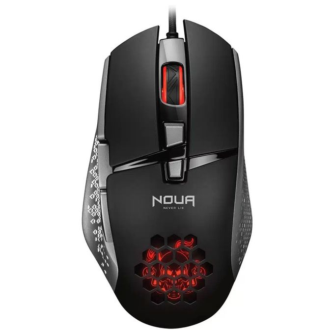 Mouse Ottico Usb Gaming Noua Roka Illuminazione Led A 4 Colori Instant 704 8 Tasti 7200dpi Regolabili