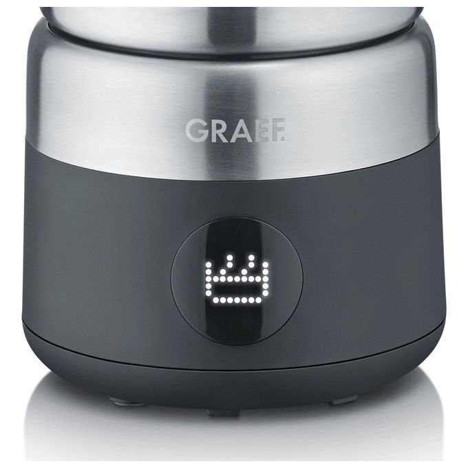 Graef MS802EU Montalatte 5 funzioni Caldo e Freddo Capacita' schiumatura 250 ml Capacita' riscaldamento 400 ml Materiale ciotola in vetro colore Nero