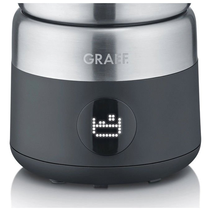 Graef MS802EU Montalatte 5 funzioni Caldo e Freddo Capacita' schiumatura 250 ml Capacita' riscaldamento 400 ml Materiale ciotola in vetro colore Nero