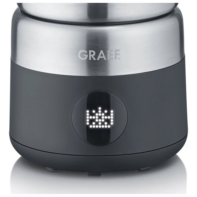 Graef MS802EU Montalatte 5 funzioni Caldo e Freddo Capacita' schiumatura 250 ml Capacita' riscaldamento 400 ml Materiale ciotola in vetro colore Nero