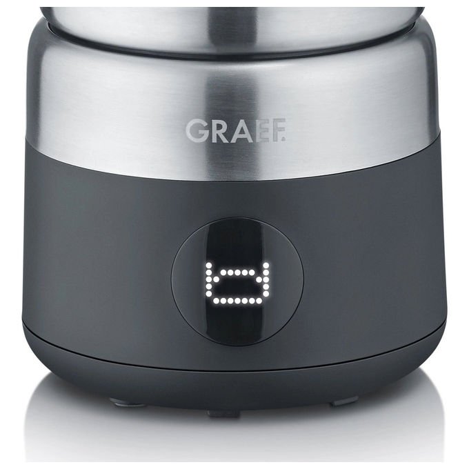 Graef MS802EU Montalatte 5 funzioni Caldo e Freddo Capacita' schiumatura 250 ml Capacita' riscaldamento 400 ml Materiale ciotola in vetro colore Nero