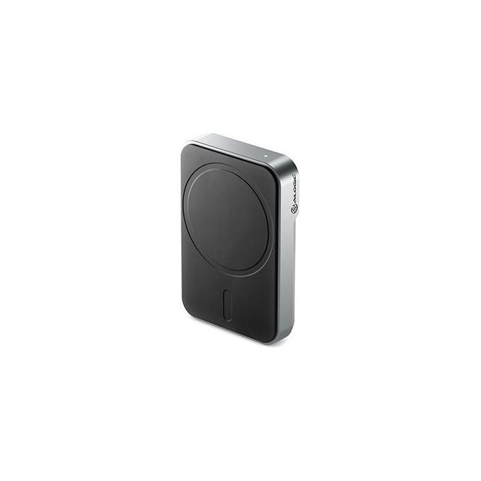 Alogic MSPB5K PowerBank con MagSafe 5000 mAh Ricarica Wireless 15 W Compatibile Qi e MagSafe colore Nero