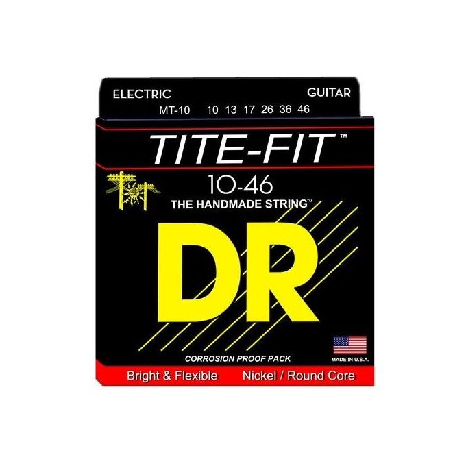 DR String MT-10 Tite-Fit Set di Corde per Chitarra Elettrica