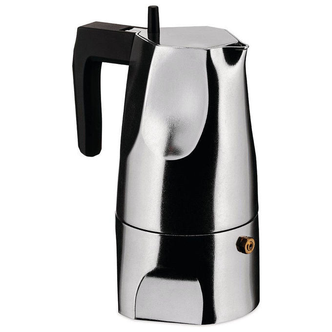 Alessi MT18-6 Caffettiera Moka in Alluminio 6 Tazze 300 ml colore Argento