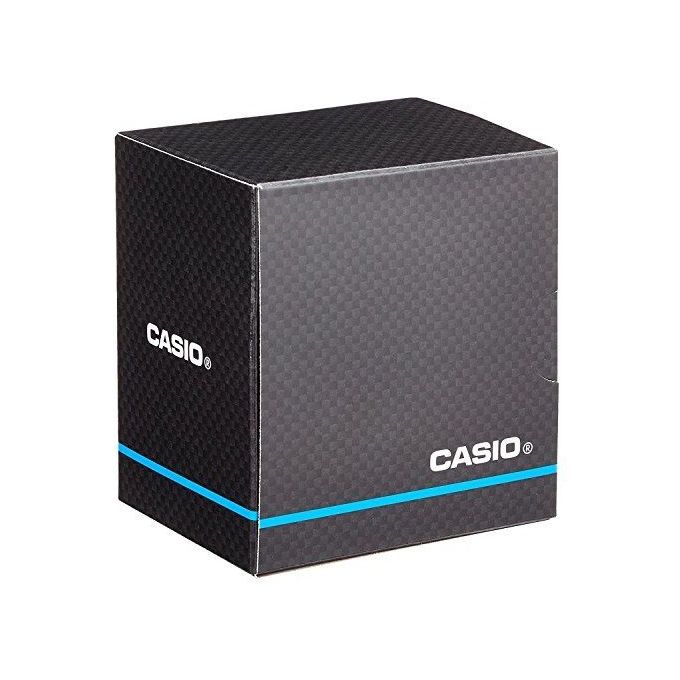 Casio Orologio da Polso Analogico con Date Display Vetro Minerale Bracciale in Acciaio con Chiusura di Sicurezza