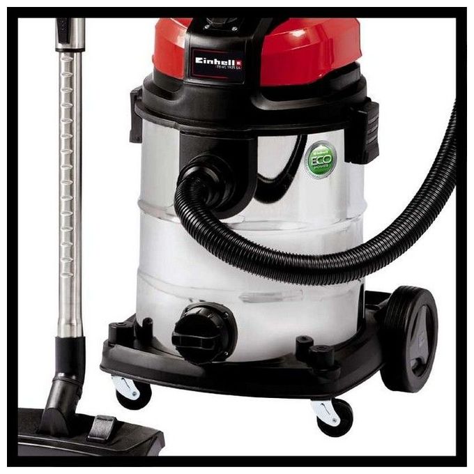 Einhell Bidone Aspiratutto Te-Vc 1925 Sa Potente e Versatile con Serbatoio in Acciaio e Utensili Inclusi